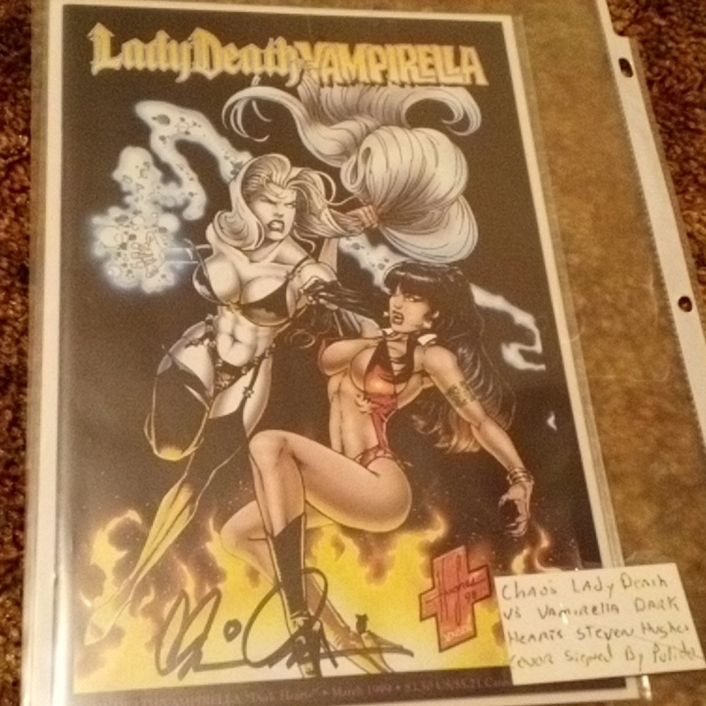 Autograph comic by brain pulldo